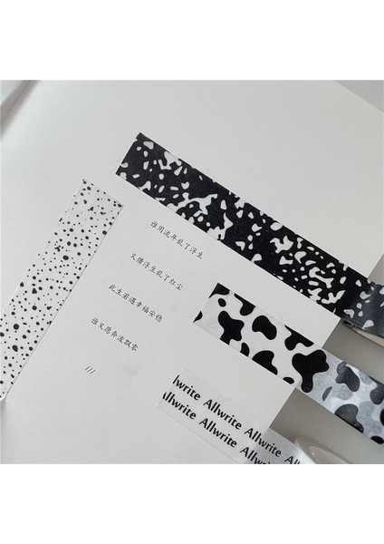 No.5 Tarzı Sevimli Inek Desen Washi Bantlar Deco El Hesabı Albümü Günlüğü Scrapbooking Dıy Maskeleme Bandı Kawaii Kore Kırtasiye Sanat Malzemeleri (Yurt Dışından) fırsatları