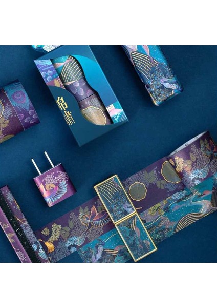 No.1 Tarzı Et Yaz Sarayı Washi Bant Çin Lüks Maskeleme Bandı Retor Altın Dekoratif Bant Etiket Scrapbooking Günlüğü Kırtasiye (Yurt Dışından) modelleri