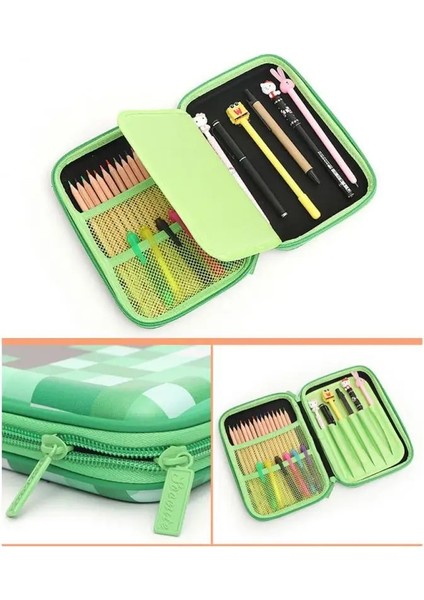 No.2 Tarzı Eva Kalem Kutusu Pu Büyük Kapasiteli Öğrenci Kırtasiye Kutusu Büyük Kapasiteli Kalem Saklama Çantası Ofis Öğrencileri Çocuk Malzemeleri (Yurt Dışından) fırsatları
