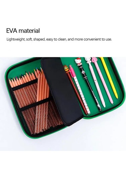 No.2 Tarzı Eva Kalem Kutusu Pu Büyük Kapasiteli Öğrenci Kırtasiye Kutusu Büyük Kapasiteli Kalem Saklama Çantası Ofis Öğrencileri Çocuk Malzemeleri (Yurt Dışından) indirimleri