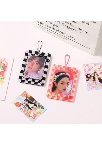 Kolye5 Tarzı Kawaii 3 Inç Akrilik Kart Sahibinin Kpop Fotocard Koruyucu Kılıf Kızlar Idol Fotoğraf Kollu Çanta Kolye Anahtarlık Dekor Kırtasiye (Yurt Dışından) indirimleri