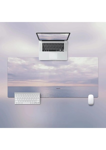 E-300X800X2MM Stili Akşam Gün Batımı Mouse Pad Estetik Yağlıboya Tarzı Bilgisayar Dizüstü Kaymaz Kauçuk Oyun Klavye Pedi Ofis Ev Masa Mat (Yurt Dışından) modelleri