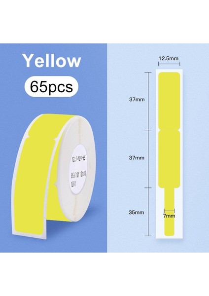 Sarı Stil 【cabel Serisi 】nıımbot D11D110 Etiket Kağıdı Termal Etiket Etiket Veri Hattı Etiketi Fiber Optik Etiket Su Geçirmez, Yağa Dayanıklı (Yurt Dışından)