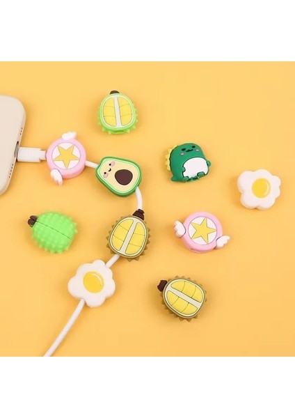 No.3 Tarzı 1 Adet Karikatür Kablo Koruyucu Sarıcı Organizatör Bobin Sarıcı Tel Kordon Koruyucu USB Şarj Kablosu Veri Hattı Koruyucuları Kapak (Yurt Dışından) fiyatları