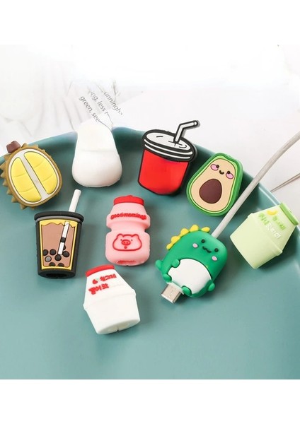 No.3 Tarzı 1 Adet Karikatür Kablo Koruyucu Sarıcı Organizatör Bobin Sarıcı Tel Kordon Koruyucu USB Şarj Kablosu Veri Hattı Koruyucuları Kapak (Yurt Dışından) fırsatları