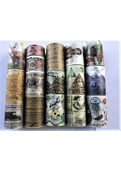 NO.2369 Tarzı S Beden Jiataihe Washi Bant Haritaları Vintage Posterler, Ingilizce, Dıy Karalama Defteri Kağıdı Fotoğraf Albümü Japon Maskeleme Bandı (Yurt Dışından) modelleri