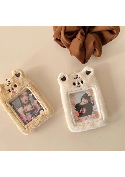 B Tarzı Sevimli Karikatür Ayı Peluş Fotoğraflı Kartvizitlik Kartvizitlik Kredi Otobüs Kartı Koruyucu Kılıf Fotoğraf Kolları Okul Kırtasiye (Yurt Dışından) modelleri