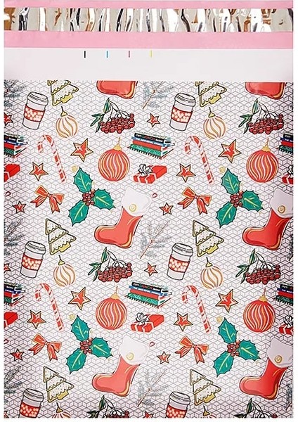 26X33X4CMSELF Jj Stili Ack Yeni Tasarım Giyim Posta Çantası Pe Su Geçirmez Poli Kurye Çantaları Sevimli Desen Kendinden Mühürlü Posta Çantaları Zarf Posta Çantası (Yurt Dışından)