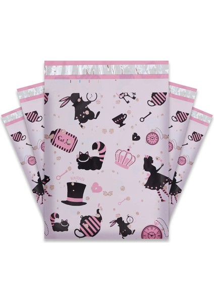 26X33X4CMSELF Jj Stili Ack Yeni Tasarım Giyim Posta Çantası Pe Su Geçirmez Poli Kurye Çantaları Sevimli Desen Kendinden Mühürlü Posta Çantaları Zarf Posta Çantası (Yurt Dışından) fiyatları