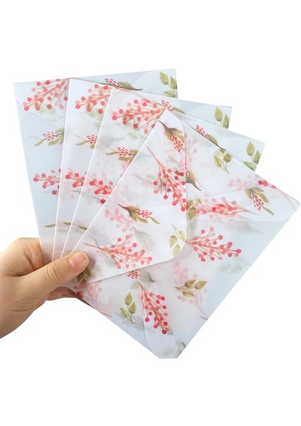 Bir Stil Çok Yaratıcı Dört Mevsim Sülfürik Asit Kağıt Zarf Rastgele Ofis Okul Malzemeleri Dört Selsction (Yurt Dışından)