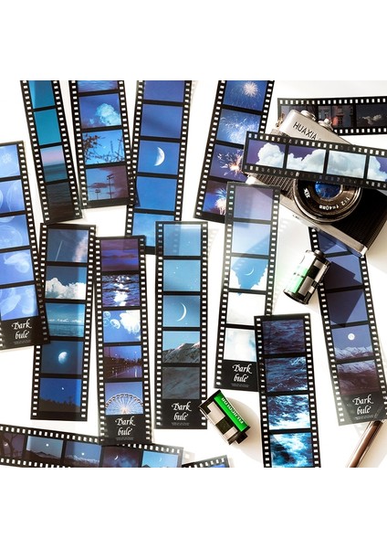 B Tarzı Journamm Ack Pet Vintage Film Serisi Malzeme Etiketleri Günlüğü Deco Önemsiz Dergi Kırtasiye Scrapbooking Deco Etiketler (Yurt Dışından) modelleri