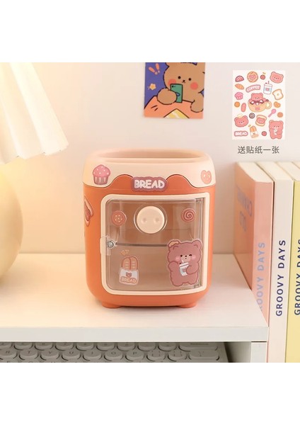 No.1 Stili 1 Adet Kawaii Domuz Kalem Kalem Tutucu Fırça Saklama Kabı Masa Düzenleyici Çok Fonksiyonlu Washi Bant Kırtasiye Ofis Malzemeleri (Yurt Dışından)