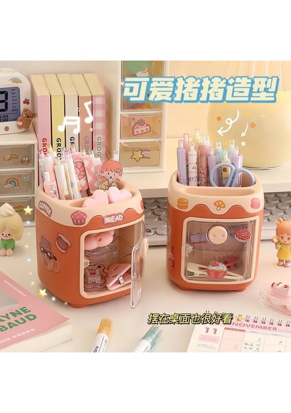 No.1 Stili 1 Adet Kawaii Domuz Kalem Kalem Tutucu Fırça Saklama Kabı Masa Düzenleyici Çok Fonksiyonlu Washi Bant Kırtasiye Ofis Malzemeleri (Yurt Dışından) indirimleri