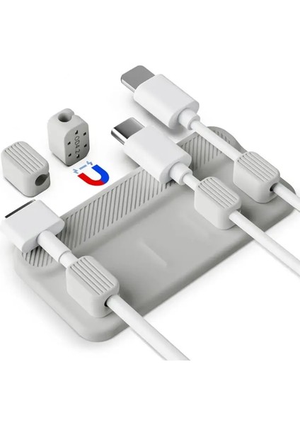 No.1 Stili Kablo Düzenleyici Tel Yönetimi Tutucu Manyetik Emme USB Kablosu Sarıcı Kordon Organizatör Kablo Koruyucusu Cep Telefonu Için Kulaklık (Yurt Dışından)