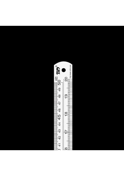 50CM Tarzı Çift Taraflı Paslanmaz Çelik Düz Cetvel Metrik Kural Hassas Ölçme Aracı 15CMMOOL Ofis Malzemeleri (Yurt Dışından)