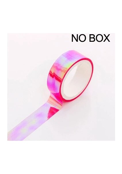No.4 Tarzı Galaxy Işık Yılı Serisi Gökkuşağı Lazer Planlayıcısı El Kitabı Dekoratif Washi Maskeleme Bandı Okul Malzemeleri Kırtasiye Albümü Çıkartmalar (Yurt Dışından)