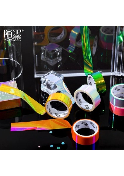 No.4 Tarzı Galaxy Işık Yılı Serisi Gökkuşağı Lazer Planlayıcısı El Kitabı Dekoratif Washi Maskeleme Bandı Okul Malzemeleri Kırtasiye Albümü Çıkartmalar (Yurt Dışından) modelleri