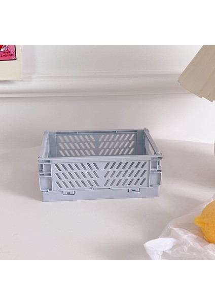 B Tarzı 6 Stilleri Plastik Istiflenebilir Katlanabilir Sabit Tutucu Basit Sevimli Öğrenci Ofis Masaüstü Depolama Kırtasiye Organizatör (Yurt Dışından)