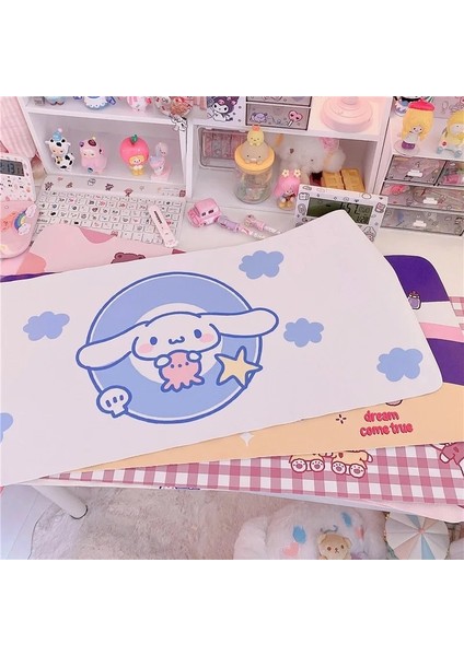 B Tarzı Sevimli Anime Baskılı Mouse Pad Su Geçirmez Masaüstü Yağ Geçirmez Kaymaz Sümen Kawaii Oyun Aksesuarları Öğrenciler Yazma Pedi (Yurt Dışından) modelleri