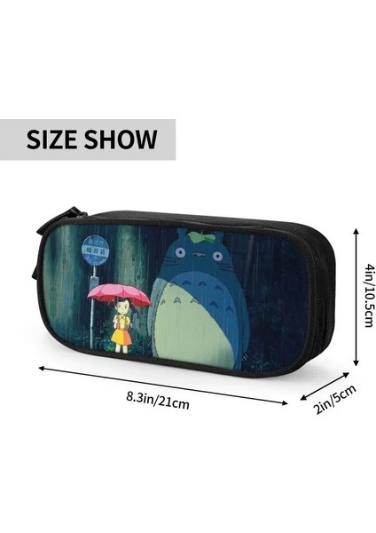 No.6 Stili Komşum Totoro Sevimli Kalem Kutuları Kız Erkek Büyük Kapasiteli Stüdyo Ghibli Anime Hayao Miyazaki Kalem Çantası Öğrencileri Kırtasiye (Yurt Dışından) indirimleri