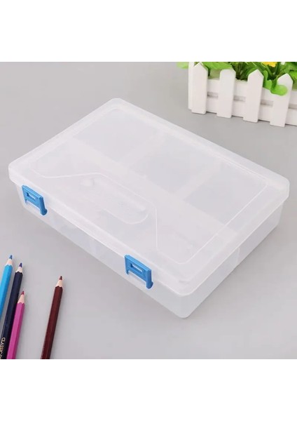 Çift Katmanlı Kalem Kutusu Şeffaf Plastik Kalem Saklama Kutusu Kırtasiye Okul Ofis Malzemeleri Çocuklar Hediye (Yurt Dışından) fiyatları