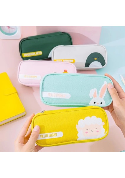 No.3 Tarzı Sevimli Kawaii Tuval Kalem Kutusu Yüksek Kapasiteli Kalem Çantaları Sevimli Mektup Kalem Çantaları Kızlar Için Hediye Okul Malzemeleri Kore Kırtasiye (Yurt Dışından) fiyatları