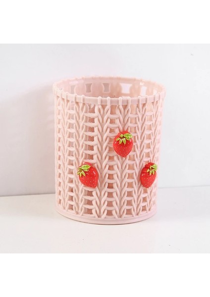 Muz Tarzı Nefis Minik Çilek Kalem Organizatör Tutucu Sevimli Pembe Sepet Benzeri Kalem Sahipleri Öğrenciler Kırtasiye Malzemeleri (Yurt Dışından) indirimleri