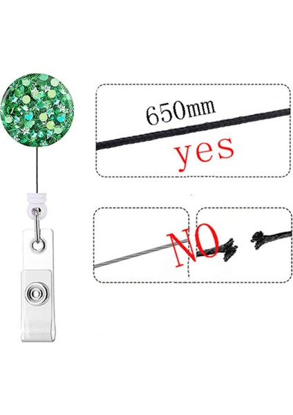 Gül Kırmızı Tarzı 10 Renk Yaratıcı Pullu Geri Çekilebilir Hemşire Rozet Makarası Klip Rozet Tutucu Öğrenciler Doktor Kimlik Kartı Tutucu Kırtasiye Yeni Moda (Yurt Dışından) fırsatları