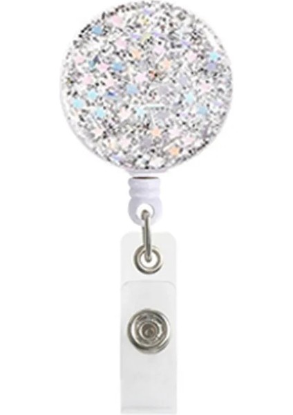 Gül Kırmızı Tarzı 10 Renk Yaratıcı Pullu Geri Çekilebilir Hemşire Rozet Makarası Klip Rozet Tutucu Öğrenciler Doktor Kimlik Kartı Tutucu Kırtasiye Yeni Moda (Yurt Dışından) indirimleri