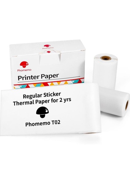 Mavi Etiket Stili 3 Rollsbox Phomemo Beyaz Termal Kağıt Üzerinde Siyah Kendinden Yapışkanlı Etiket x 3.5mfor x Mini Taşınabilir Termal Yazıcı (Yurt Dışından)