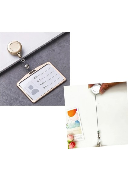 No.4 Tarzı 1 Takım Alüminyum Alaşımlı Kart Sahibinin Abs Geri Çekilebilir Rozet Makarası Çekme Kımlık Kartı Rozet Tutucu Hemşire Rozeti Boyunluklar Okul Malzemeleri (Yurt Dışından) modelleri