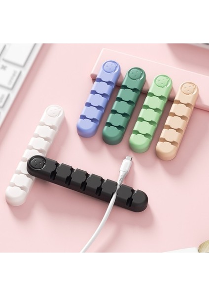 C Tarzı 1 Adet Sevimli Kablo Düzenleyiciler Tutucu Klipler Masaüstü Kablo Organizatörleri Yönetim Ofisi Ev Kablo Düzenleyiciler (Yurt Dışından) fiyatları