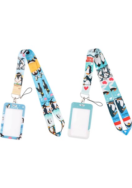 No.4 Tarzı CB893 Sevimli Hayvan Tembel Moda Kordon Kimlik Rozeti Tutucu Otobüs Kartı Kılıf Kapak Kayma Banka Kredi Kartı Tutucu Askı Kart Sahibinin (Yurt Dışından) modelleri