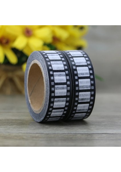 Film Slaytlar Washi Bant Planlayıcısı Yapışkan Bant Dıy Scrapbooking Etiket Etiket Japon Maskeleme Bandı (Yurt Dışından) modelleri