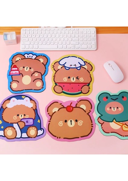 Bir Stil Sevimli Ayı Kaymaz Yumuşak Mouse Pad Ofis Tedarikçileri Dekor Aksesuarları (Yurt Dışından) fiyatları