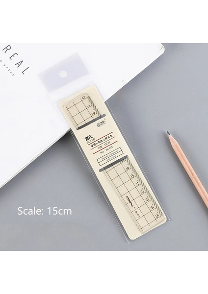 A2 Stili Cetvel 15CM 18CM 20CM Basit Şeffaf Akrilik Cetveller Cetvel Kare Cetvel Sevimli Kırtasiye Çizim Ofis Okul Malzemeleri (Yurt Dışından)