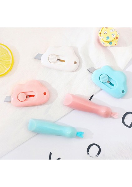 No.5 Tarzı Bulut Şekli Mini Taşınabilir Maket Bıçağı Kağıt Ekspres Paket Açma Zarf Ofis Kesme Kağıdı Sanat Kesici Kırtasiye (Yurt Dışından) fırsatları