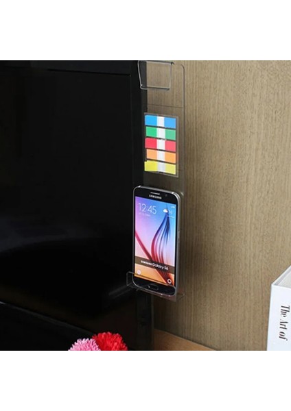 Lefta Stili Yaratıcı Akrilik Monitör Mesaj Hatırlatıcı Panosu Yapışkan Not Için Şeffaf Isim Kartı Telefon Tutucu Masaüstü Plastik Tutucu Kırtasiye (Yurt Dışından) indirimleri