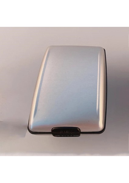 Gümüş Tarzı 1 Adet Çok Fonksiyonlu Kartvizitlik Metal Cüzdan Alüminyum Kart Kılıfı Alüminyum Banka Kredi Masası Organizatör Depolama (Yurt Dışından)