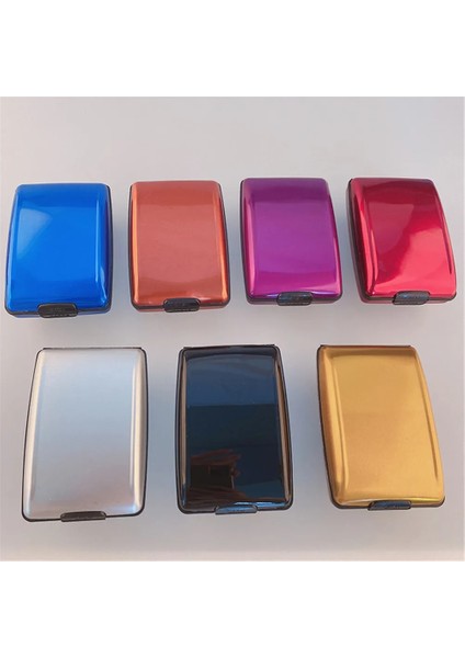 Gümüş Tarzı 1 Adet Çok Fonksiyonlu Kartvizitlik Metal Cüzdan Alüminyum Kart Kılıfı Alüminyum Banka Kredi Masası Organizatör Depolama (Yurt Dışından) fiyatları