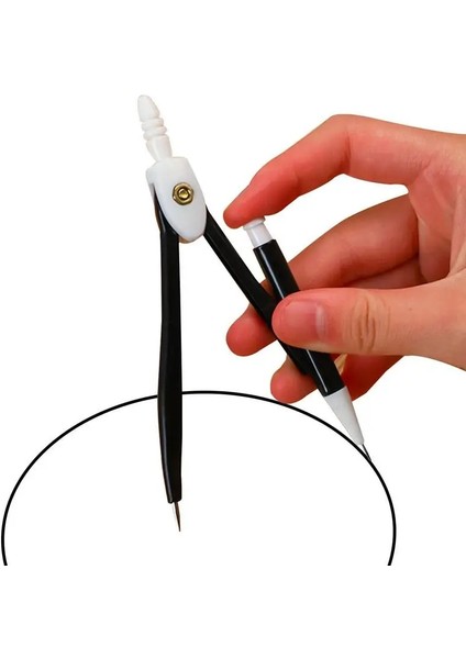 Beyaz Stil Paslanmaz Çelik Çizim Pusula Matematik Geometri Araçları Daireler Için Okul Malzemeleri Öğrenci Kırtasiye Pusula Çizim Aracı (Yurt Dışından) modelleri