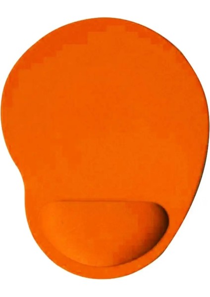Turuncu Tarzı Bilek Desteği Mouse Pad Fareler Mat Ev Ofis Düz Renk Kaymaz Oyun Bilek Desteği ile (Yurt Dışından)