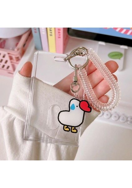 Ördek Stili Kpop Fotocard Tutucu Kaçak Çocuklar Estetik Dekore Edilmiş Kart Tutucu Ins Albümü Akrilik Kawaii Fotocardlar Kızlar Için Kpop Kırtasiye (Yurt Dışından)