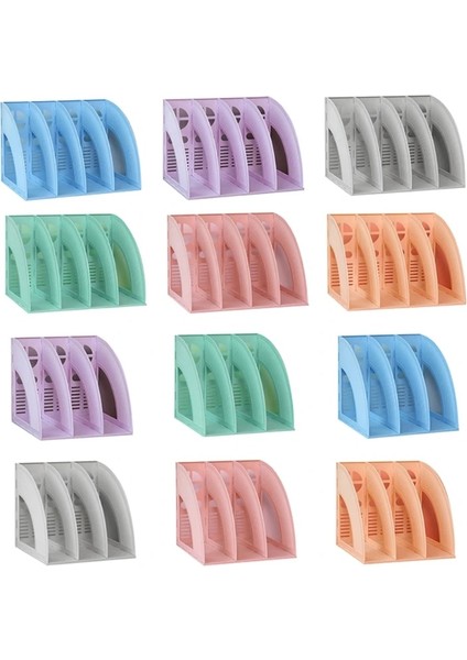 Q9QC5AC605191-04-A Tarzı Case Dergi Organizatör Için Masaüstü Belge Dosya Tutucu Pushpull Kolay Dikey Yerleştirme Masası Yönetim Malzemeleri (Yurt Dışından)
