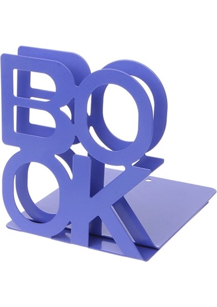 Mor Tarzı Alfabe Şekilli Metal Kitap Ayracı Demir Destek Tutucu Masa Kitaplar Için Standları (Yurt Dışından)