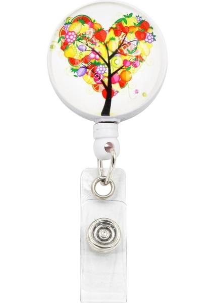 K188 Stili Idclip Renkler Ağaç Kimliği Timsah Klipsli Geri Çekilebilir Rozet Tutucu Ömürlü Geri Çekilebilir Kordon Kimlik Rozeti (Yurt Dışından) fırsatları