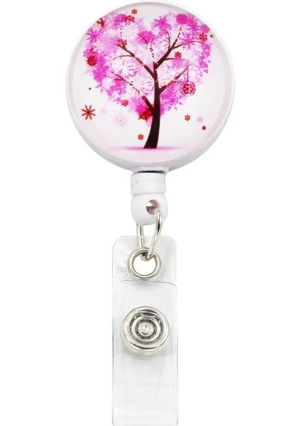 K188 Stili Idclip Renkler Ağaç Kimliği Timsah Klipsli Geri Çekilebilir Rozet Tutucu Ömürlü Geri Çekilebilir Kordon Kimlik Rozeti (Yurt Dışından) indirimleri