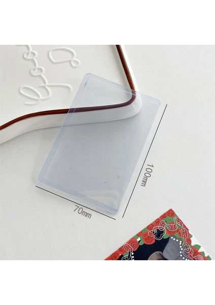 No.1 Stili 1 Adet Yıldız Kart Sahibinin Kpop Fotoğraf Kartları Şeffaf Dış Katman Koruma Kartı Film Koruyucu Idol Fotoğraf Kollu Okul Kırtasiye (Yurt Dışından)