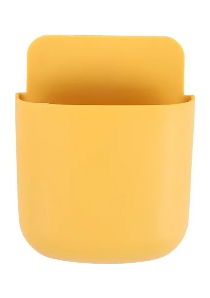 Sarı Tarzı Sevimli Depolama Raf Masası Organizatörler Kalem Tutucu Kendinden Yapışkanlı Kutu Masaüstü Organizatör Uzaktan Kumanda Tv Cep Telefonu Kılıfı Tutucu (Yurt Dışından)