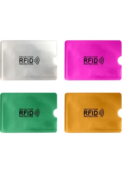 Gümüş 10 Adet Tarzı Anti Rfid Okuyucu Kilidi Cüzdan Kilitleme Kredi Kimlik Kartı Tutacağı Banka Koruyucu Alüminyum Metal Kart Kılıf Desteği Nfc 6.2*9.2 (Yurt Dışından) indirimleri